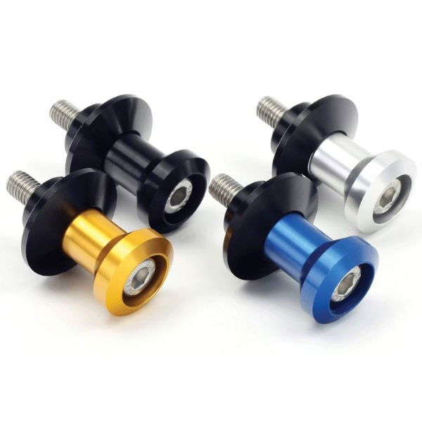 Biketek Silver Swing Arm Spools