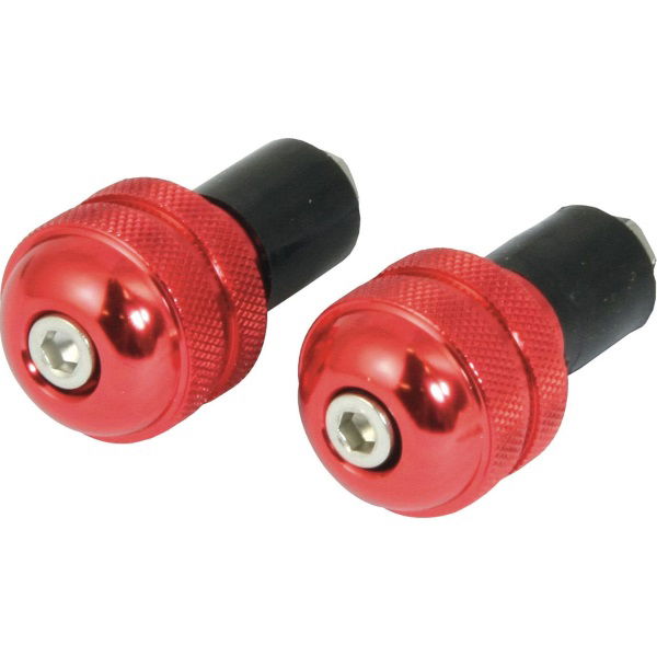 Bike It Round Red 22mm Bar End