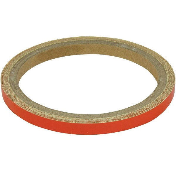 Bike It 7mm Orange Reflective Wheel Body Stripes