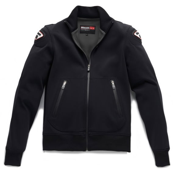 Blauer Easy Man 1 Asphalt Black Textile Motorcycle Jacket Front