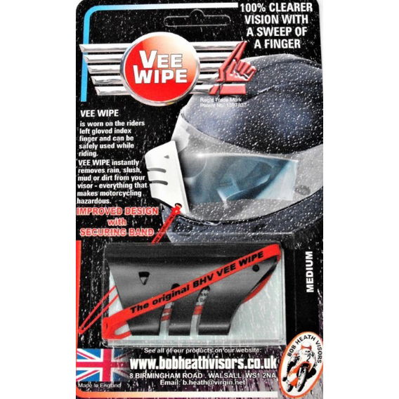 Bob Heath Medium Black Vee Wipes