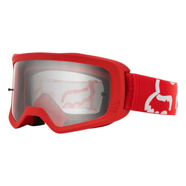 Fox Main II Race Red MX Goggles Front Left