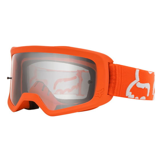 Fox Main II Race Flo Orange MX Goggles Front Left