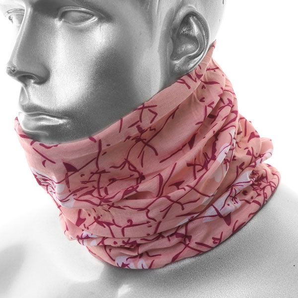 Richa Nekx Pink Flowers Neck Tube