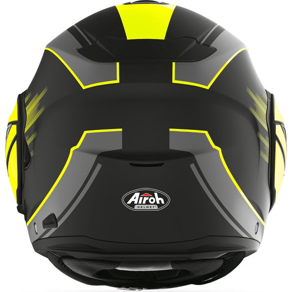 Airoh REV19 Flip Ikon Helmet Yellow Matt | J&S Accessories