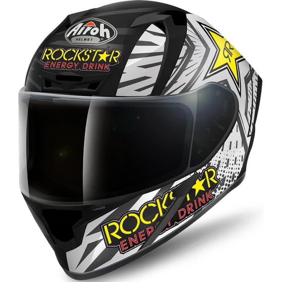 Airoh Valor Rockstar Full Face Motorcycle Helmet Front Left
