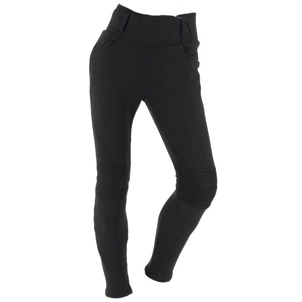 Richa Kodi Ladies Black Motorcycle Leggings Front