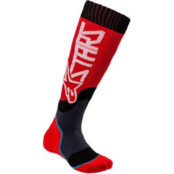 Alpinestars MX Plus-2 Red White Socks