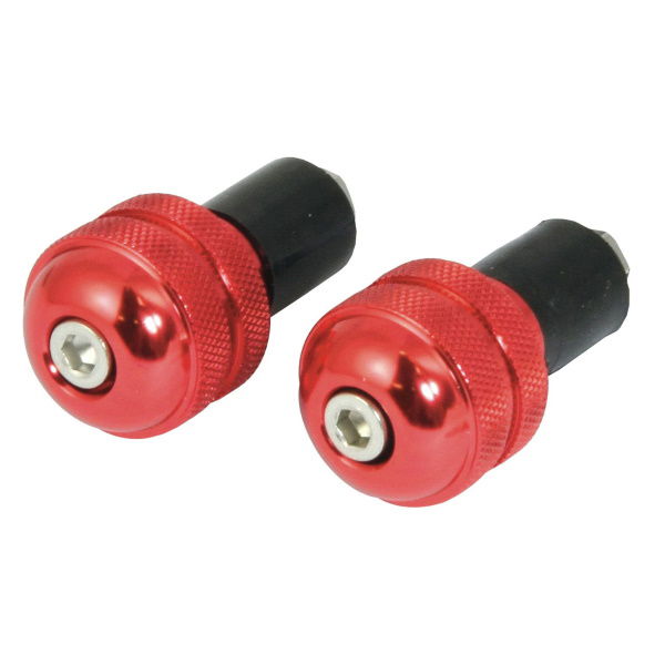 Bike It Red 13mm Round Bar Ends