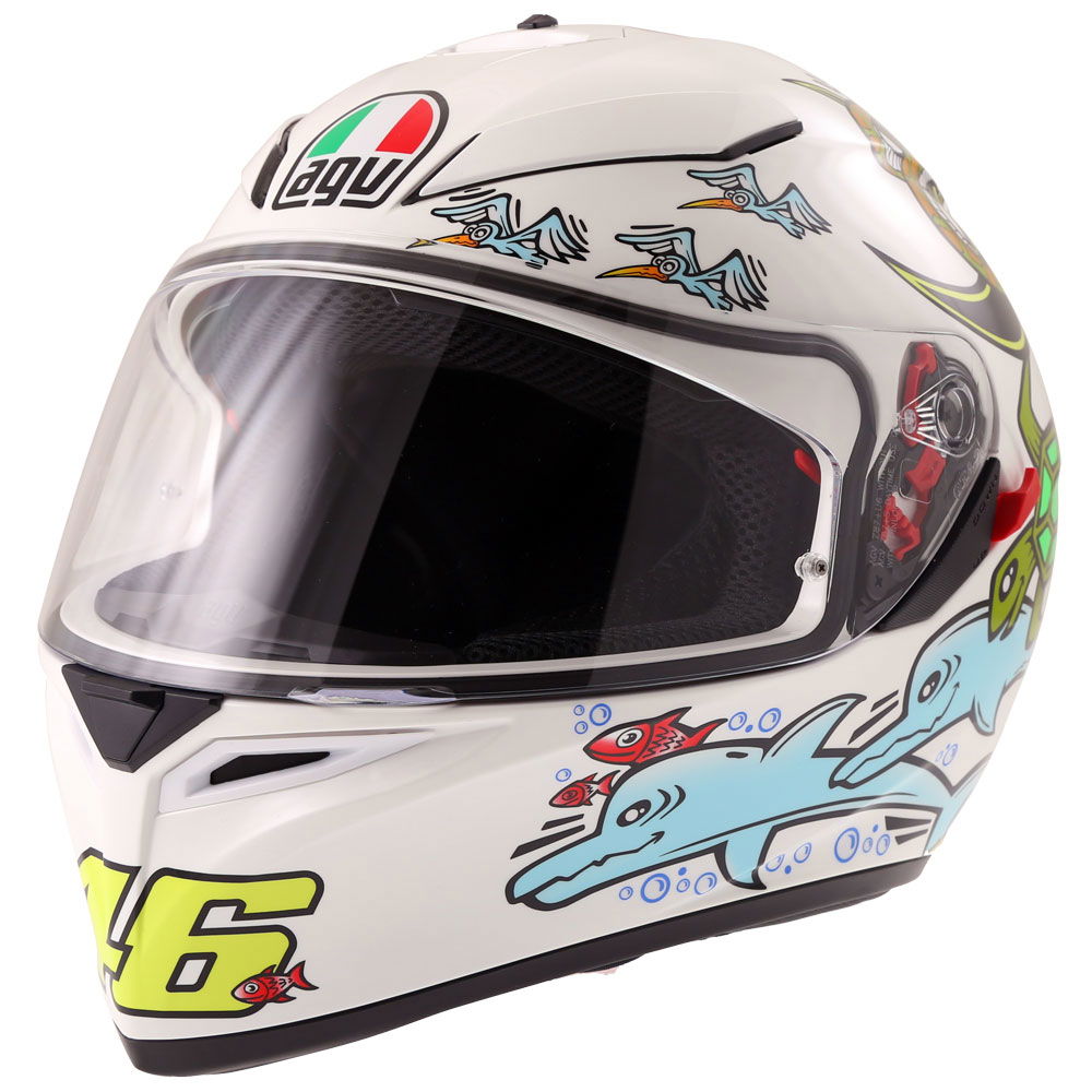 AGV K3 SV-S Helmet White Zoo Size: XS
