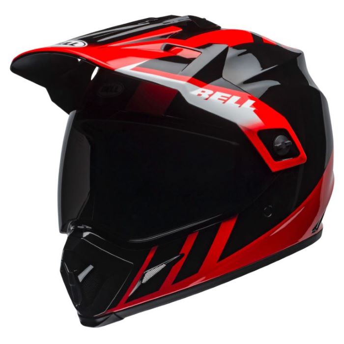 Bell MX-9 Adventure Mips Helmet Dash Black Red White Size: M