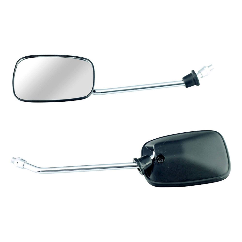 Bike It Square Universal Mirrors Black Black
