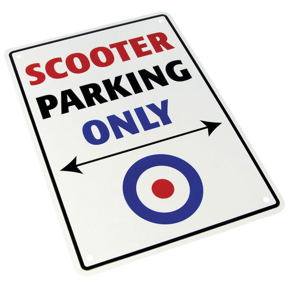 Bike It Aluminium Scooter Parking Sign Aluminium Scooter Parking Sign