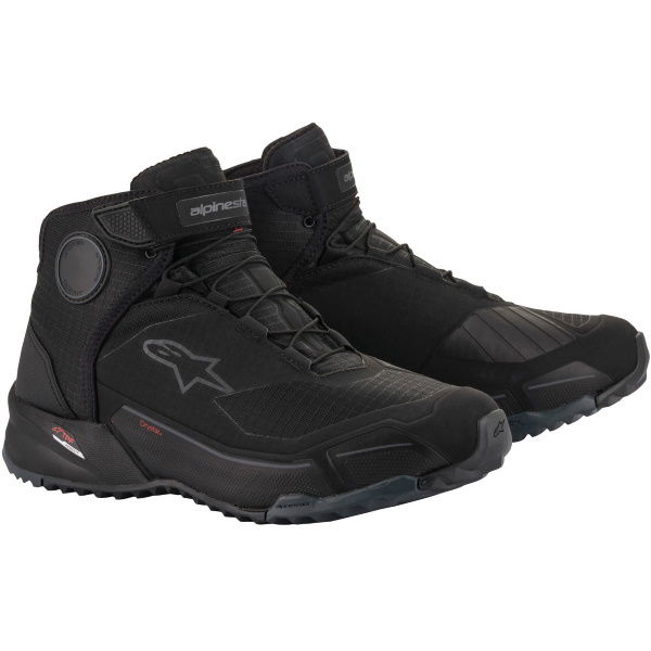 Alpinestars CR-X Drystar Riding Black Motorcycle Shoes