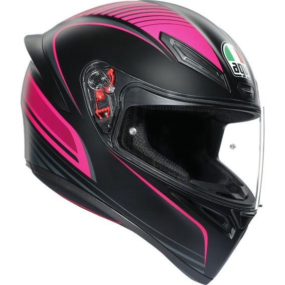 AGV K1 Warm Up Helmet Black Pink Size: XS