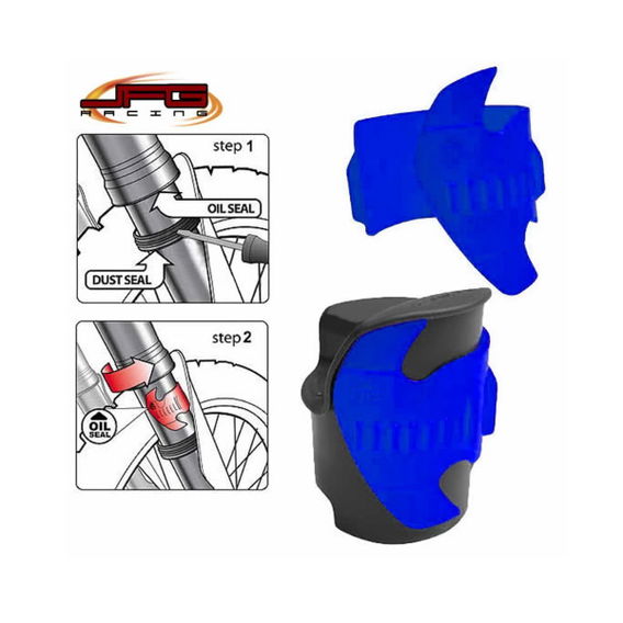 Bike It Fork Seal Saver Scraper 45-55m Blue Blue