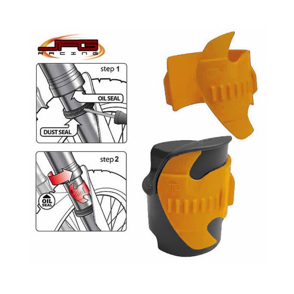 Bike It Fork Seal Saver Scraper 45-55m Orange Orange