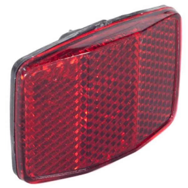 Bike It Square Red Reflector Square Red Reflector