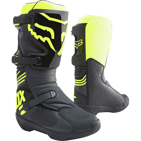 Fox Comp Boots Black Yellow Size: UK 9