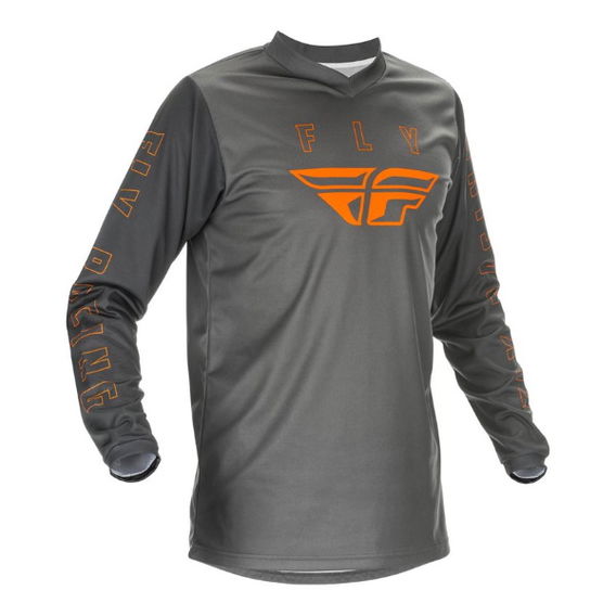 Fly F-16 Jersey Grey Orange Size: Mens UK - S