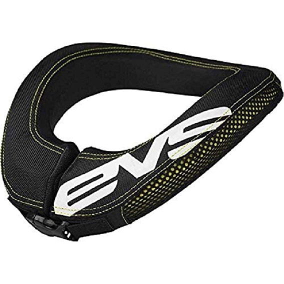 EVS R2 Neck Protector Youth Black Hi-Viz Yellow Black Hi-Viz Yellow