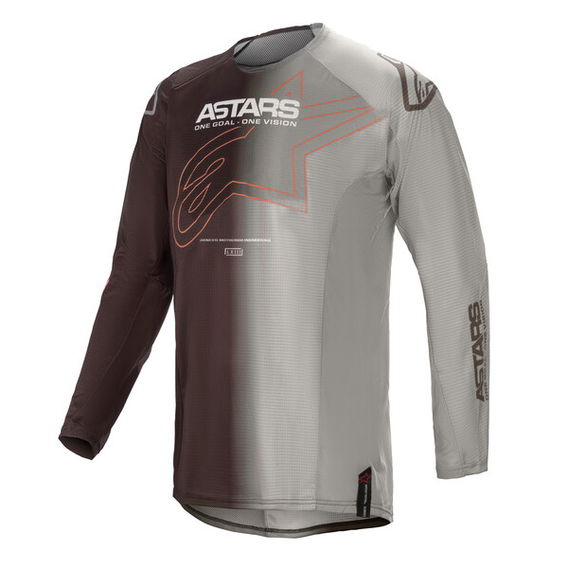 Alpinestars Techstar Phantom Jersey Anthracite Orange Size: Mens UK - M