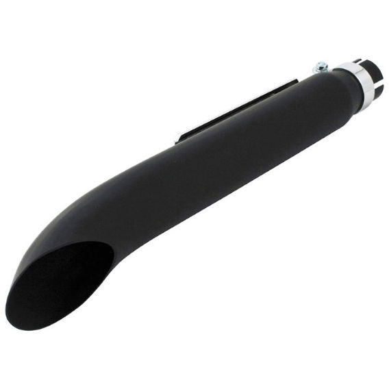 Bike It Universal Silencer Turnout Matt Black Matt Black