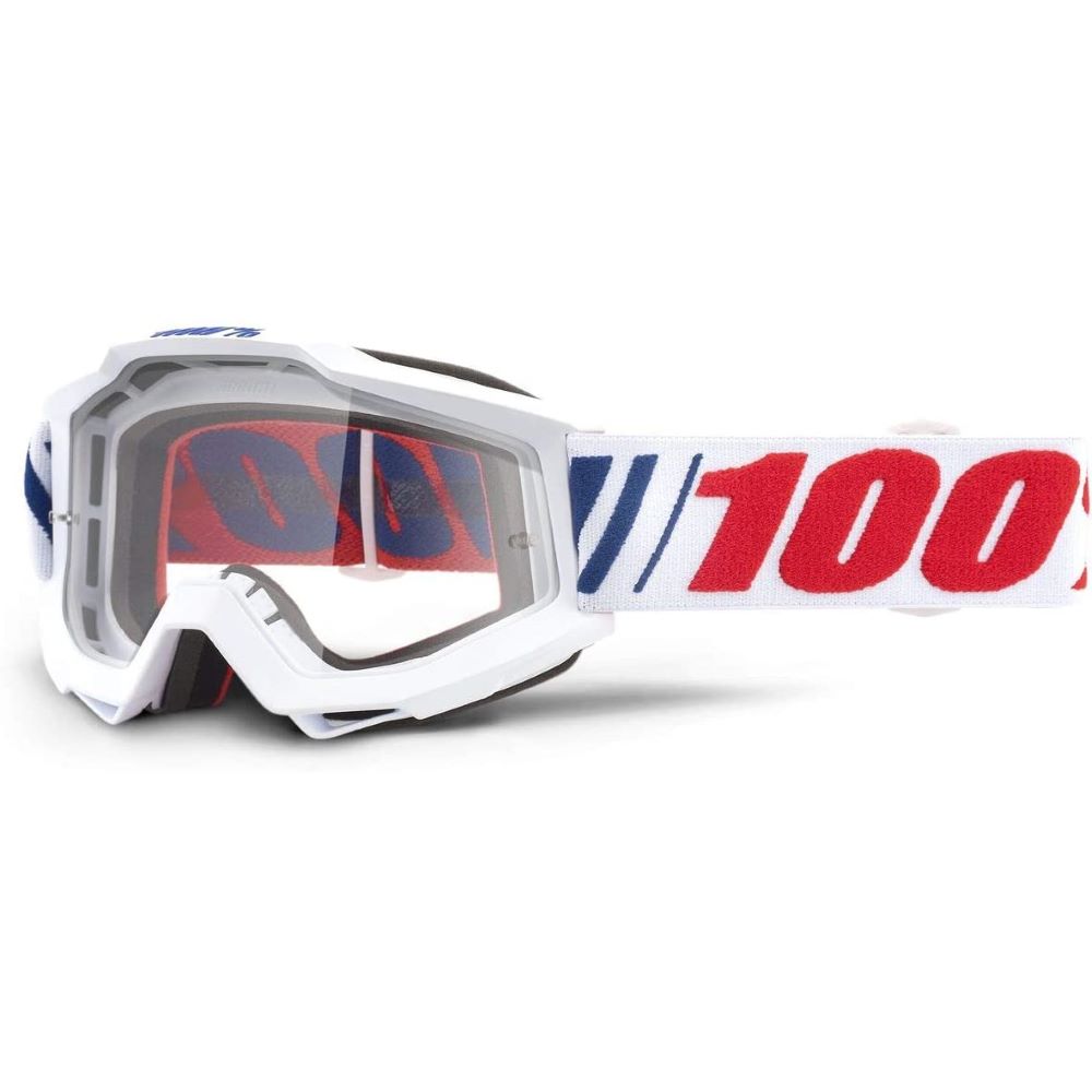 100% Accuri Goggle AF066 Clear Lens Clear Lens