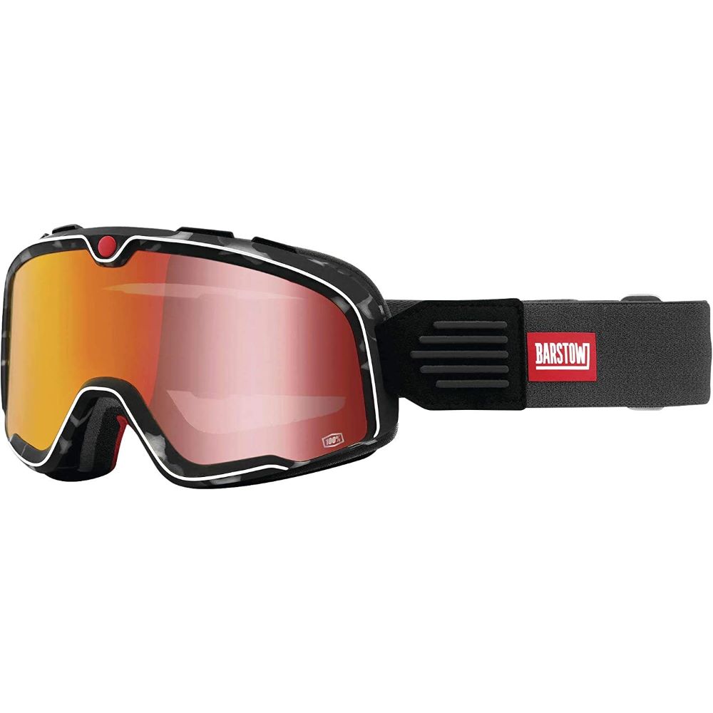 100% Barstow Goggle Gasby Red Mirrors Lens Red Mirrors Lens