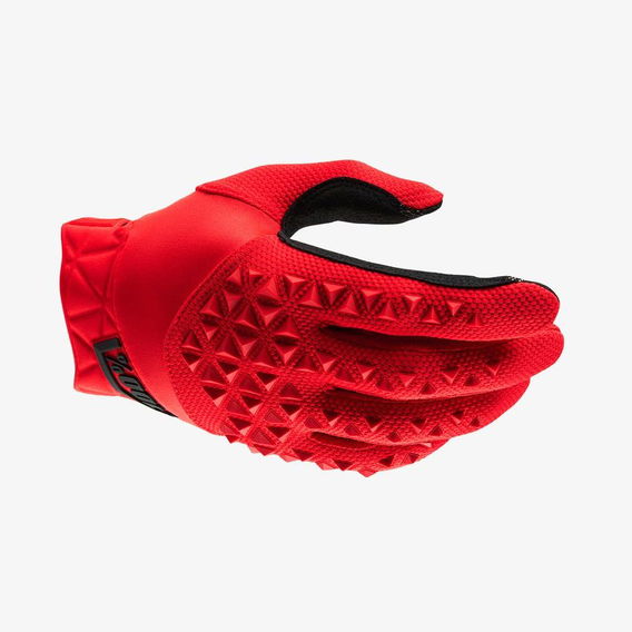 100% Airmatic Gloves Red Black Size: Mens - S