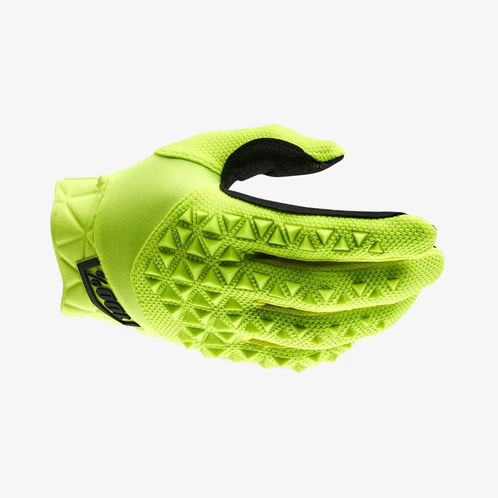 100% Airmatic Gloves Yellow Black Size: Mens - S