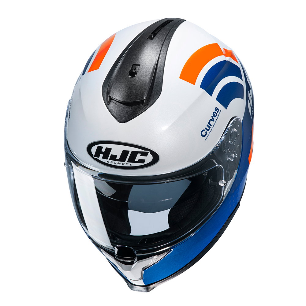 HJC Helmets C70 Helmet White/Blue/Red 