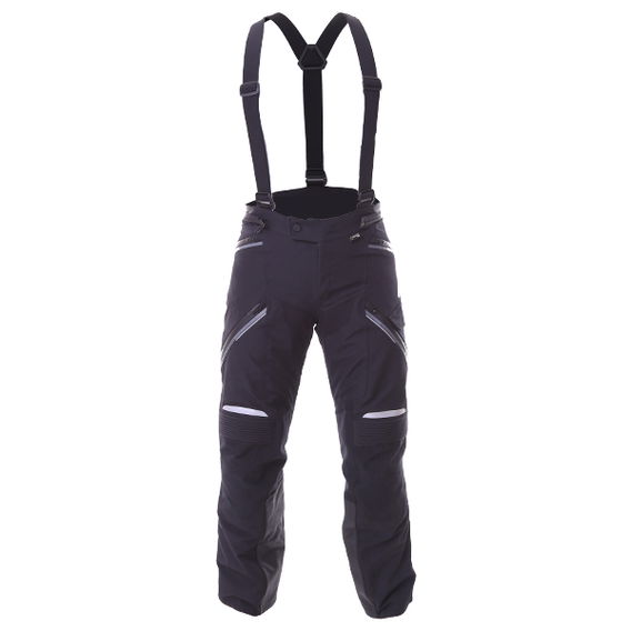 Alpinestars Big Sur Pro Mens Black Goretex Waterproof Textile Motorcycle Pants Front