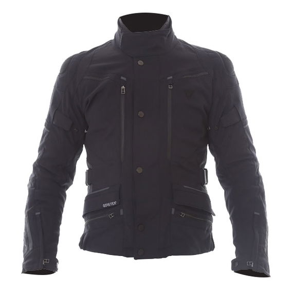Dainese Carve Master 2 Mens Black GoreTex Waterproof Textile Motorcycle Jacket Front
