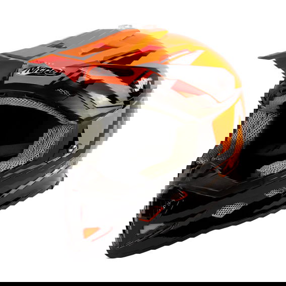 Nitro MX700 Podium Helmet Holeshot Black Orange Size: S