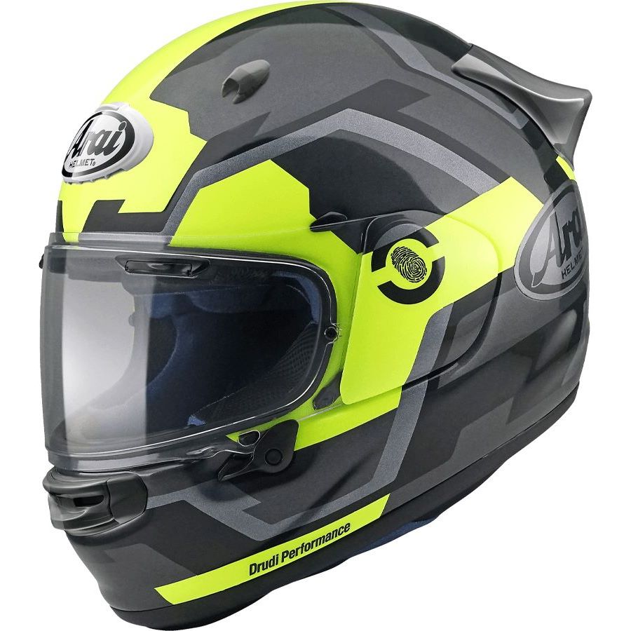 Arai Quantic Face Helmet Flo Yellow Size: XS