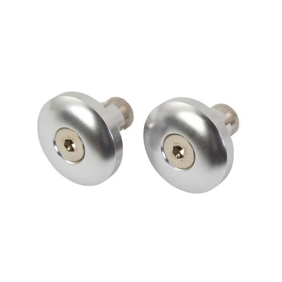 Bike It 13.8mm Round MX Bar Ends Alloy Bar Ends