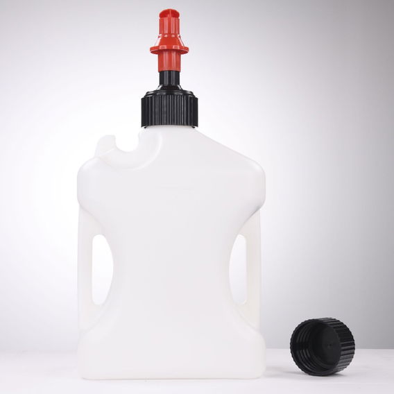 Bike It Quick Fill Petrol Jug White Petrol Jug