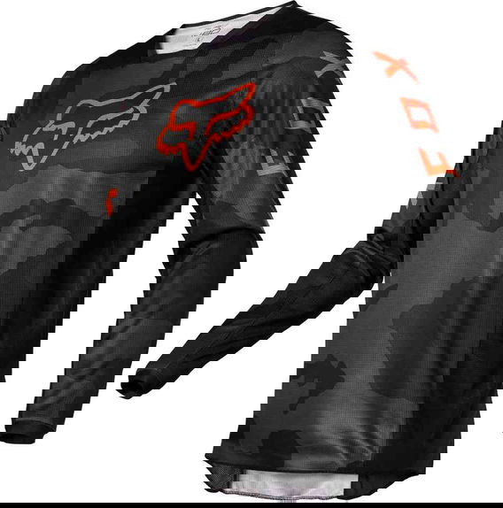 Fox 180 Trev Jersey 20 Black Camo Mens - S