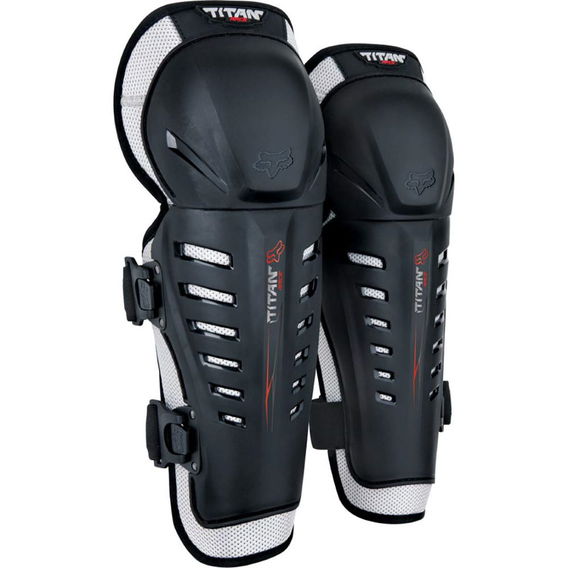 Fox Youth Titan Race Knee-Shin Gua Black One size