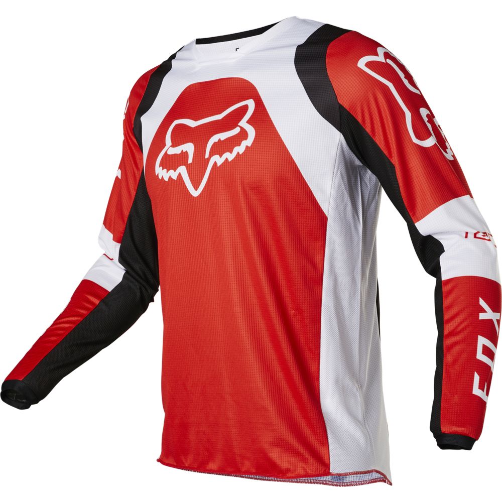 Fox 180 Lux Jersey Flo Red Mens - S
