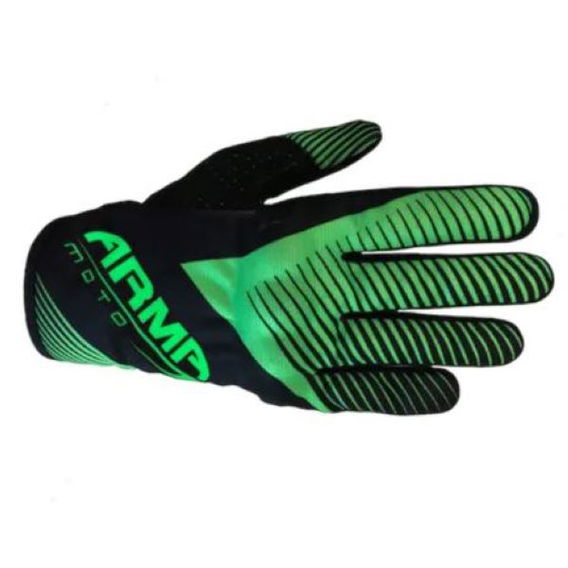 Armr MX8 MX Gloves Black Green Default Title