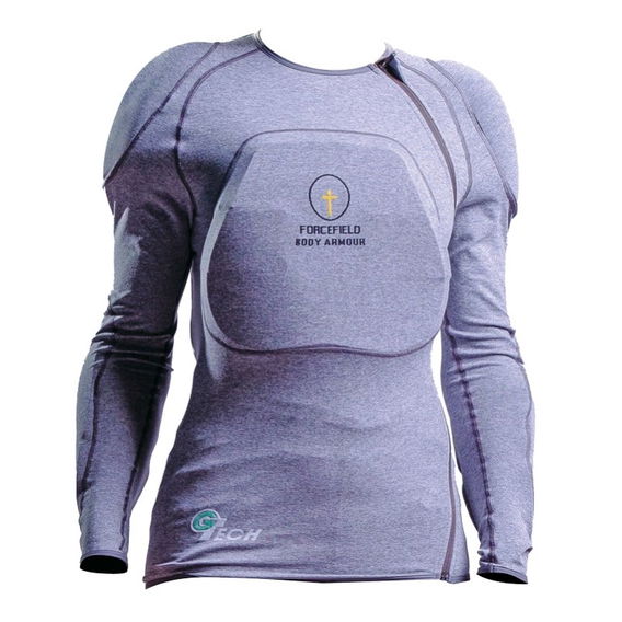 Forcefield GTech Shirt - L1 Marl Grey Mens - L