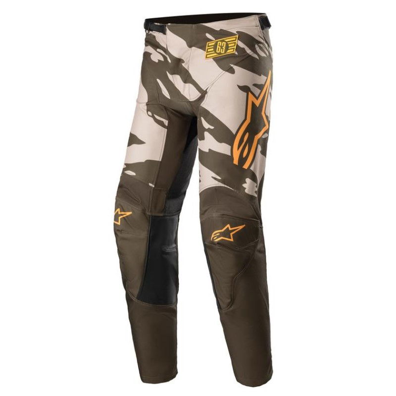 Alpinestars Racer Tactical Pants Military Sand Camo Tangerine Mens - 32
