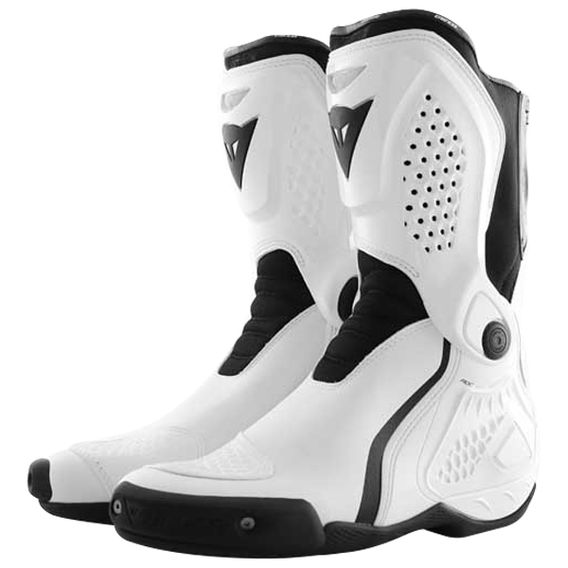 Dainese TRQ-Race Out White Black Motorcycle Boots Pair